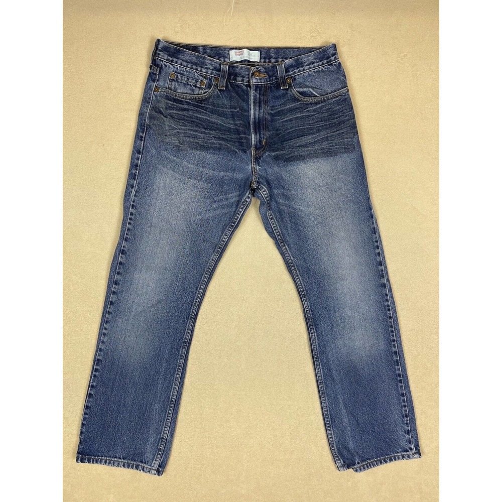 Levi's 514 Jeans Adult 34x30 Blue Slim Straight Casual Comfort Workwear Mens